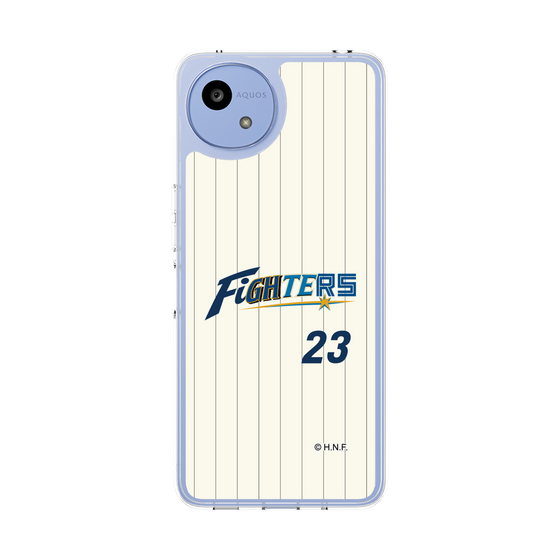 スリムプロテクションケース［ 北海道日本ハムファイターズ - 50周年限定ユニフォーム#23 FUSHIMI - 表 ］
