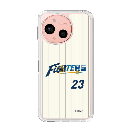 スリムプロテクションケース［ 北海道日本ハムファイターズ - 50周年限定ユニフォーム#23 FUSHIMI - 表 ］