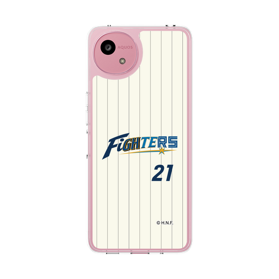 スリムプロテクションケース［ 北海道日本ハムファイターズ - 50周年限定ユニフォーム#21 KIYOMIYA - 表 ］