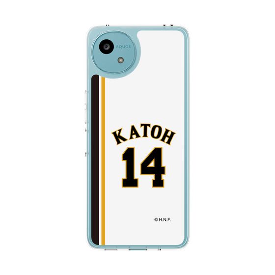 スリムプロテクションケース［ 北海道日本ハムファイターズ - 2004復刻レプリカ#14 KATOH ］