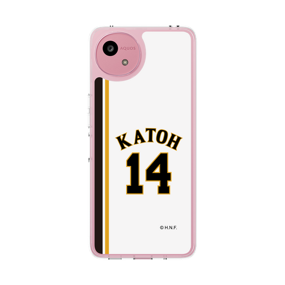 スリムプロテクションケース［ 北海道日本ハムファイターズ - 2004復刻レプリカ#14 KATOH ］