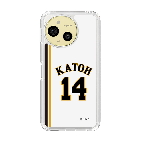スリムプロテクションケース［ 北海道日本ハムファイターズ - 2004復刻レプリカ#14 KATOH ］