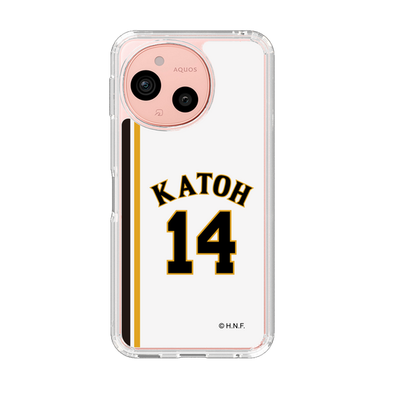 スリムプロテクションケース［ 北海道日本ハムファイターズ - 2004復刻レプリカ#14 KATOH ］