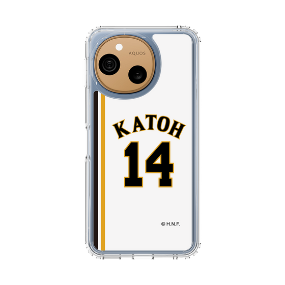 スリムプロテクションケース［ 北海道日本ハムファイターズ - 2004復刻レプリカ#14 KATOH ］