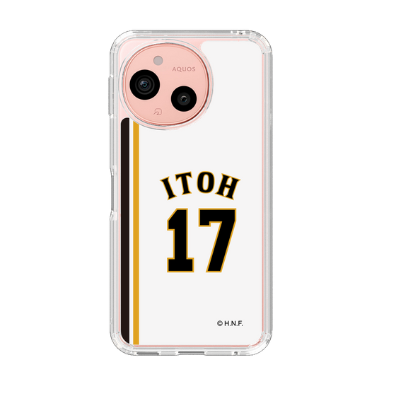 スリムプロテクションケース［ 北海道日本ハムファイターズ - 2004復刻レプリカ#17 ITOH ］