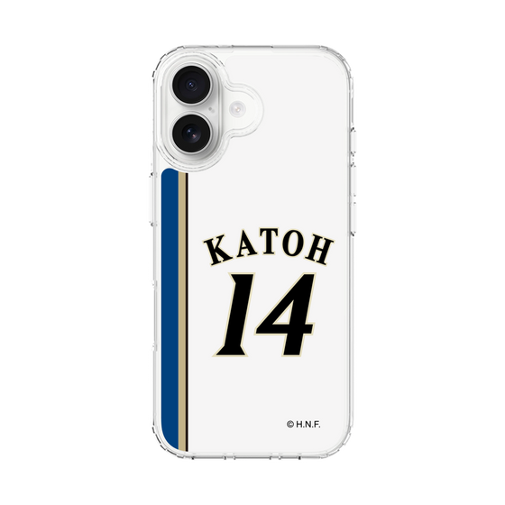 スリムプロテクションケース［ 北海道日本ハムファイターズ - 2011復刻レプリカ#14 KATOH ］