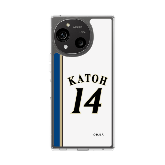 スリムプロテクションケース［ 北海道日本ハムファイターズ - 2011復刻レプリカ#14 KATOH ］