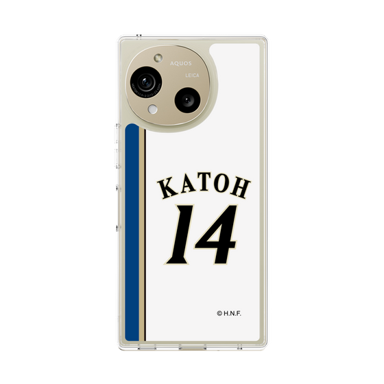 スリムプロテクションケース［ 北海道日本ハムファイターズ - 2011復刻レプリカ#14 KATOH ］