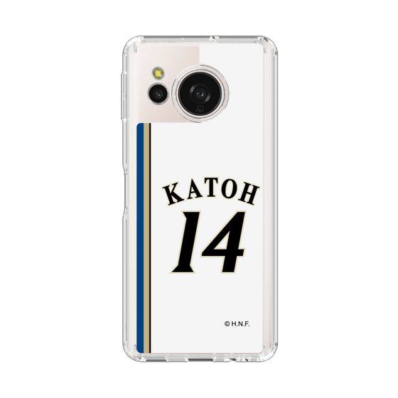 スリムプロテクションケース［ 北海道日本ハムファイターズ - 2011復刻レプリカ#14 KATOH ］