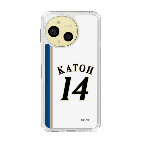スリムプロテクションケース［ 北海道日本ハムファイターズ - 2011復刻レプリカ#14 KATOH ］