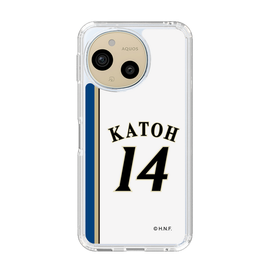 スリムプロテクションケース［ 北海道日本ハムファイターズ - 2011復刻レプリカ#14 KATOH ］