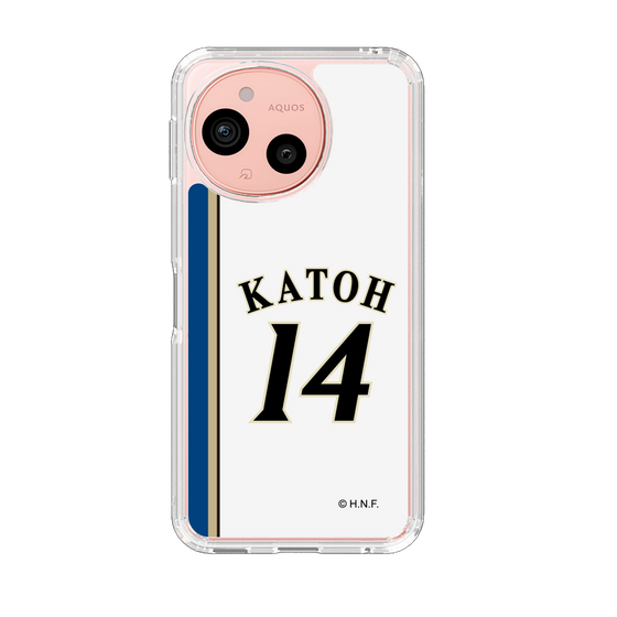 スリムプロテクションケース［ 北海道日本ハムファイターズ - 2011復刻レプリカ#14 KATOH ］