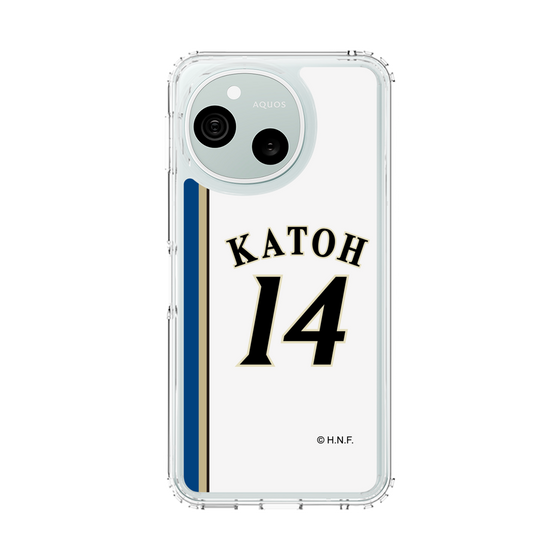 スリムプロテクションケース［ 北海道日本ハムファイターズ - 2011復刻レプリカ#14 KATOH ］