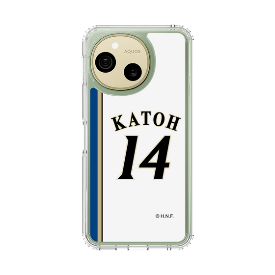 スリムプロテクションケース［ 北海道日本ハムファイターズ - 2011復刻レプリカ#14 KATOH ］