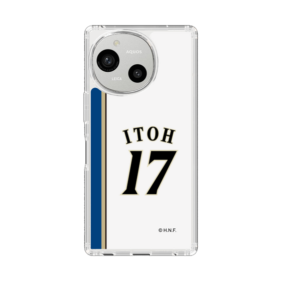 スリムプロテクションケース［ 北海道日本ハムファイターズ - 2011復刻レプリカ#17 ITOH ］