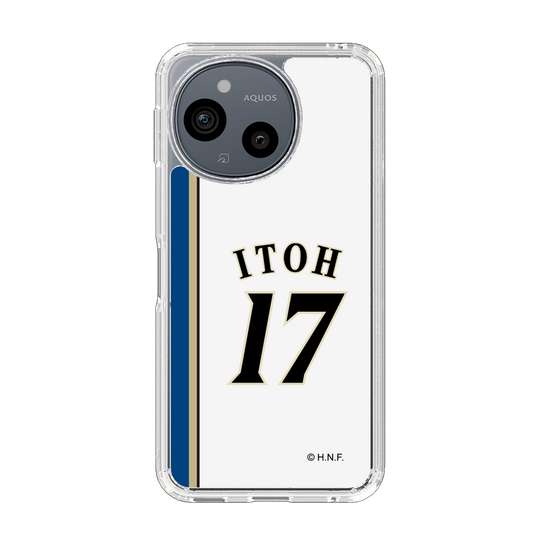 スリムプロテクションケース［ 北海道日本ハムファイターズ - 2011復刻レプリカ#17 ITOH ］