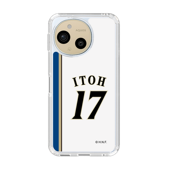 スリムプロテクションケース［ 北海道日本ハムファイターズ - 2011復刻レプリカ#17 ITOH ］