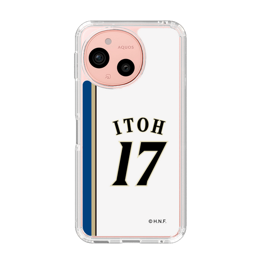 スリムプロテクションケース［ 北海道日本ハムファイターズ - 2011復刻レプリカ#17 ITOH ］