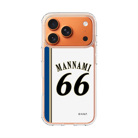 スリムプロテクションケース［ 北海道日本ハムファイターズ - 2011復刻レプリカ#66 MANNAMI ］