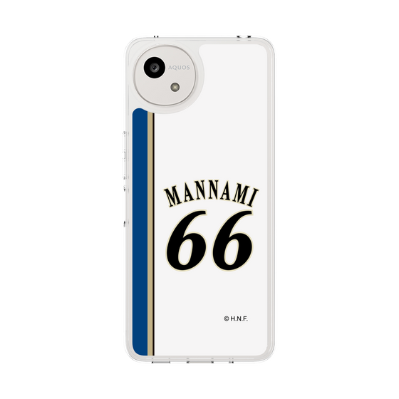 スリムプロテクションケース［ 北海道日本ハムファイターズ - 2011復刻レプリカ#66 MANNAMI ］