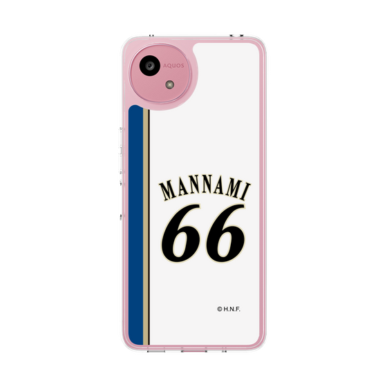 スリムプロテクションケース［ 北海道日本ハムファイターズ - 2011復刻レプリカ#66 MANNAMI ］