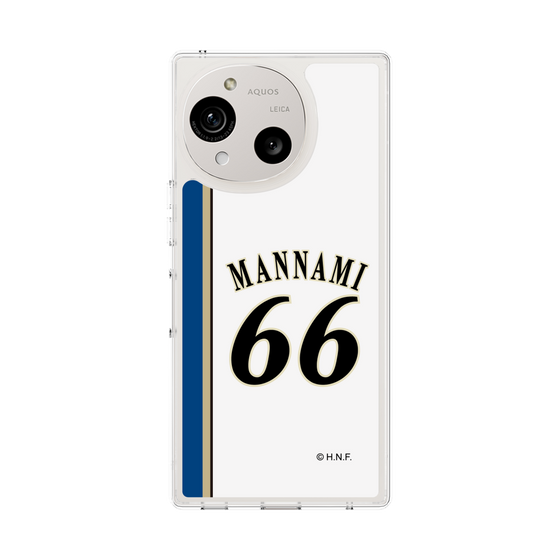 スリムプロテクションケース［ 北海道日本ハムファイターズ - 2011復刻レプリカ#66 MANNAMI ］