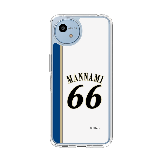 スリムプロテクションケース［ 北海道日本ハムファイターズ - 2011復刻レプリカ#66 MANNAMI ］