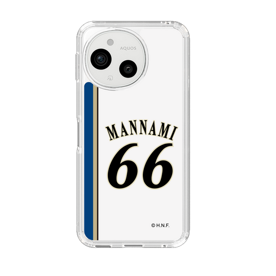 スリムプロテクションケース［ 北海道日本ハムファイターズ - 2011復刻レプリカ#66 MANNAMI ］
