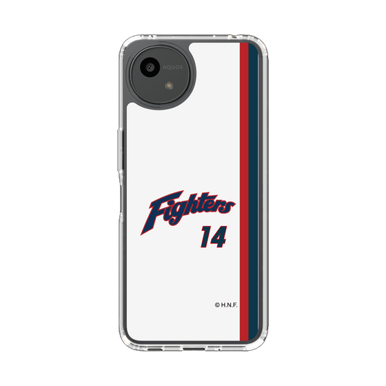 スリムプロテクションケース［ 北海道日本ハムファイターズ - 1974復刻レプリカ#14 KATOH - 表 ］