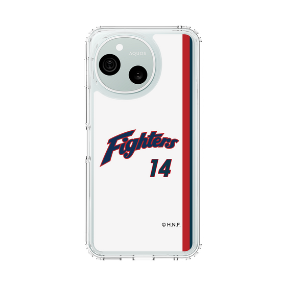 スリムプロテクションケース［ 北海道日本ハムファイターズ - 1974復刻レプリカ#14 KATOH - 表 ］