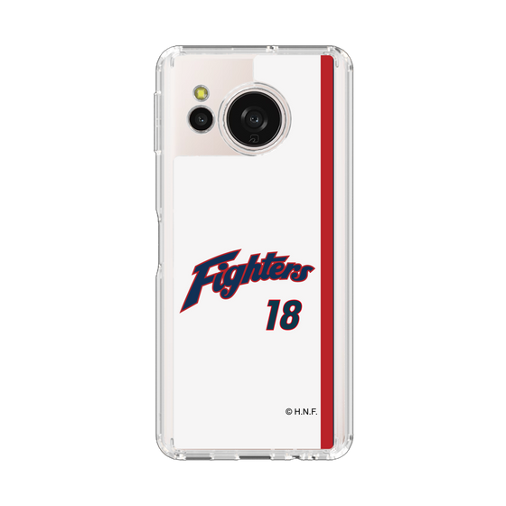 スリムプロテクションケース［ 北海道日本ハムファイターズ - 1974復刻レプリカ#18 YAMASAKI - 表 ］