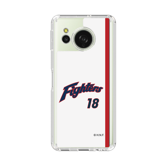 スリムプロテクションケース［ 北海道日本ハムファイターズ - 1974復刻レプリカ#18 YAMASAKI - 表 ］