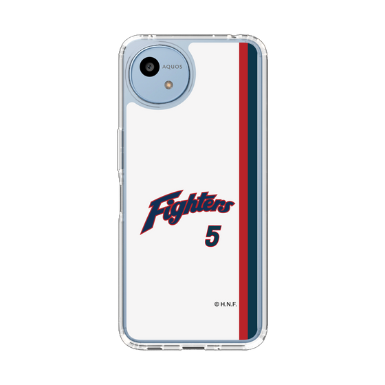 スリムプロテクションケース［ 北海道日本ハムファイターズ - 1974復刻レプリカ#5 NOMURA - 表 ］