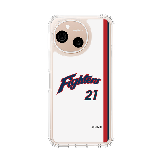 スリムプロテクションケース［ 北海道日本ハムファイターズ - 1974復刻レプリカ#21 KIYOMIYA - 表 ］