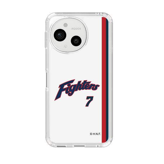 スリムプロテクションケース［ 北海道日本ハムファイターズ - 1974復刻レプリカ#7 MATSUMOTO - 表 ］