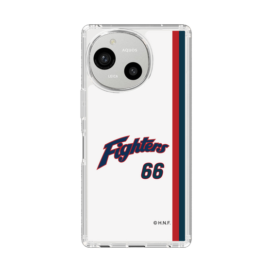 スリムプロテクションケース［ 北海道日本ハムファイターズ - 1974復刻レプリカ#66 MANNAMI - 表 ］