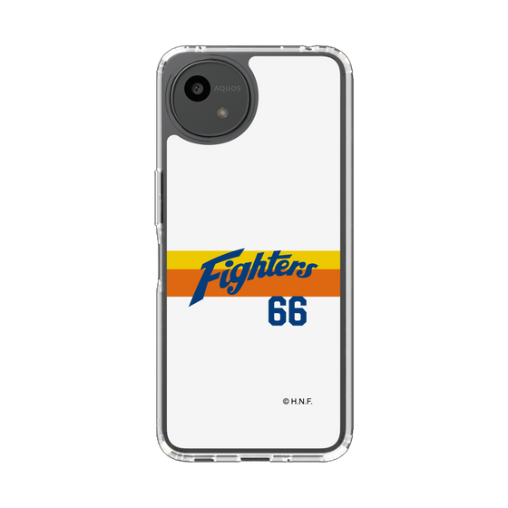 スリムプロテクションケース［ 北海道日本ハムファイターズ - 1982復刻レプリカ#66 MANNAMI - 表 ］