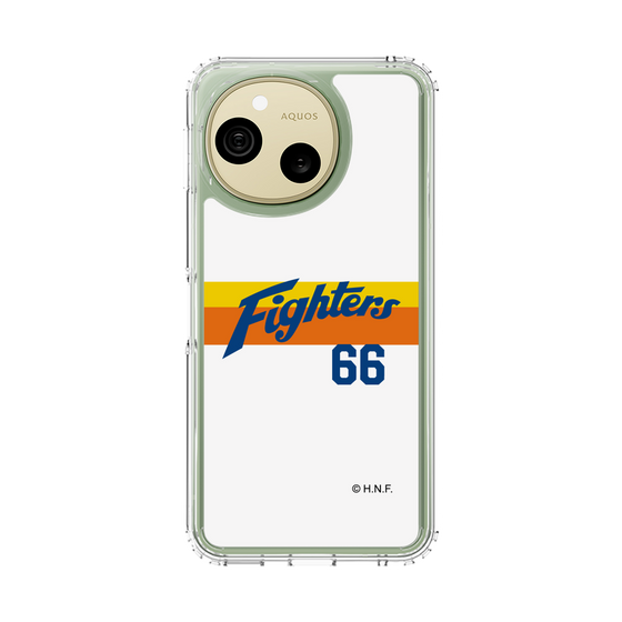 スリムプロテクションケース［ 北海道日本ハムファイターズ - 1982復刻レプリカ#66 MANNAMI - 表 ］