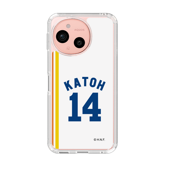 スリムプロテクションケース［ 北海道日本ハムファイターズ - 1982復刻レプリカ#14 KATOH ］