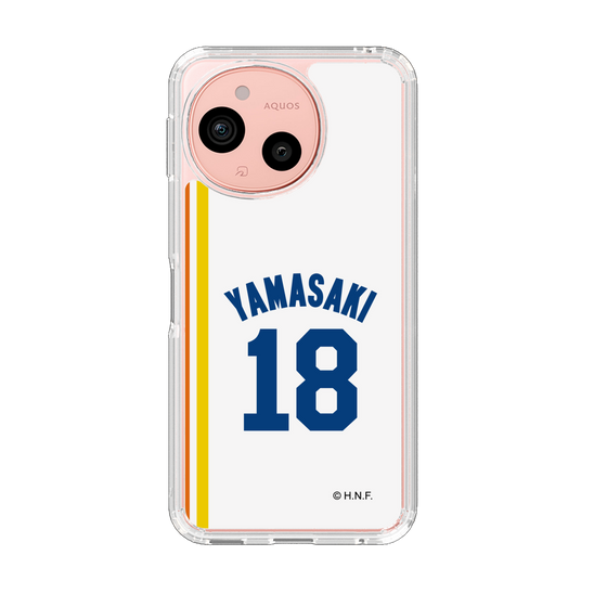 スリムプロテクションケース［ 北海道日本ハムファイターズ - 1982復刻レプリカ#18 YAMASAKI ］