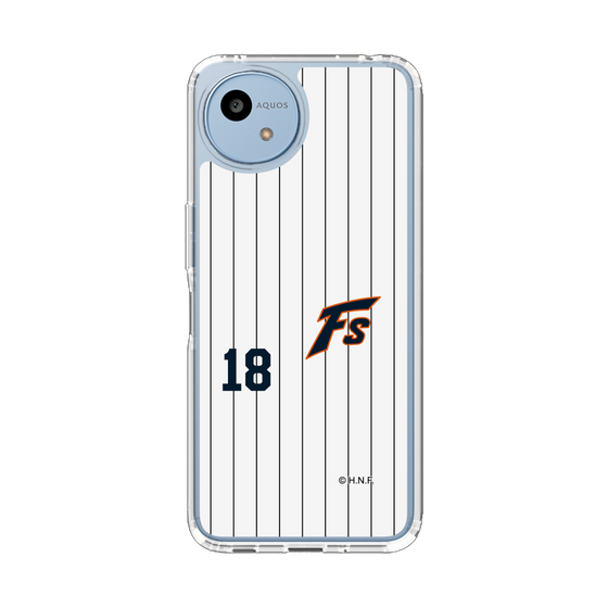 スリムプロテクションケース［ 北海道日本ハムファイターズ - 1993復刻レプリカ#18 YAMASAKI - 表 ］