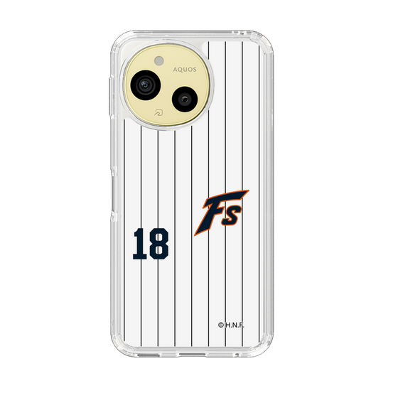 スリムプロテクションケース［ 北海道日本ハムファイターズ - 1993復刻レプリカ#18 YAMASAKI - 表 ］