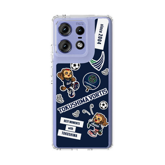 スリムプロテクションケース［ 徳島ヴォルティス - ステッカー - VORTIS INDIGO BLUE ］