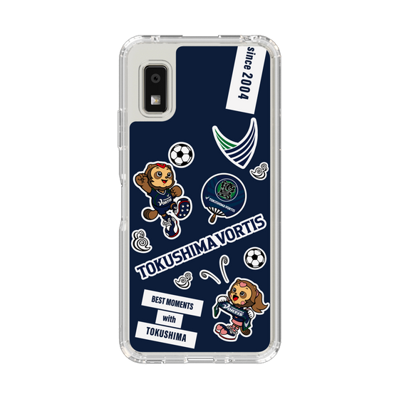 スリムプロテクションケース［ 徳島ヴォルティス - ステッカー - VORTIS INDIGO BLUE ］