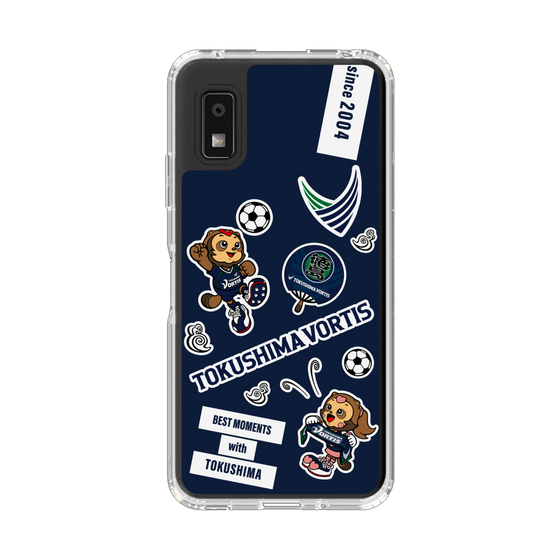 スリムプロテクションケース［ 徳島ヴォルティス - ステッカー - VORTIS INDIGO BLUE ］