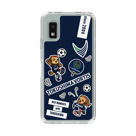 スリムプロテクションケース［ 徳島ヴォルティス - ステッカー - VORTIS INDIGO BLUE ］