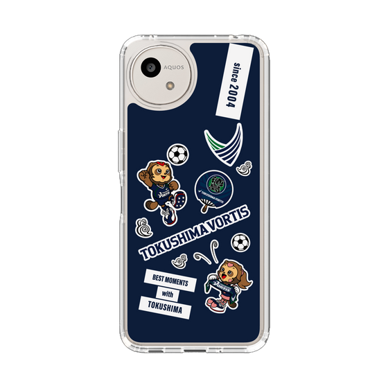 スリムプロテクションケース［ 徳島ヴォルティス - ステッカー - VORTIS INDIGO BLUE ］