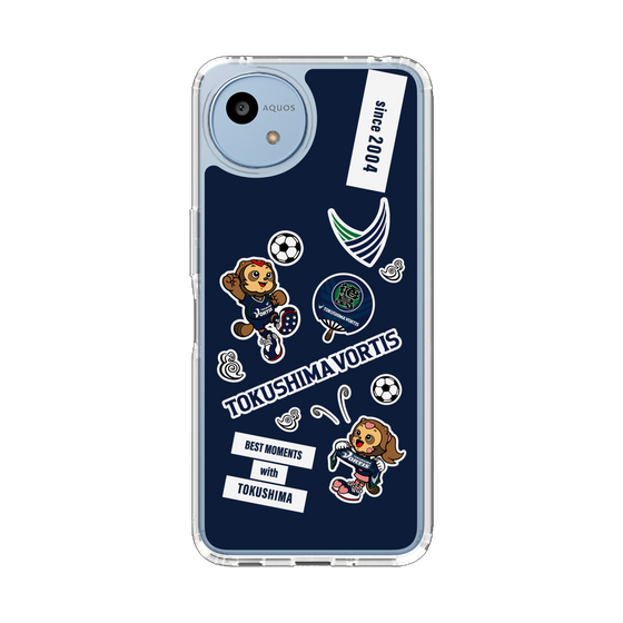 スリムプロテクションケース［ 徳島ヴォルティス - ステッカー - VORTIS INDIGO BLUE ］
