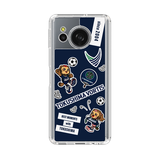 スリムプロテクションケース［ 徳島ヴォルティス - ステッカー - VORTIS INDIGO BLUE ］