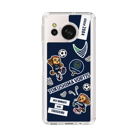 スリムプロテクションケース［ 徳島ヴォルティス - ステッカー - VORTIS INDIGO BLUE ］